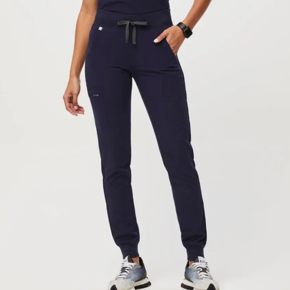 Figs Technical Collection Zamora Jogger Scrub Pants Elastic Waist Sz XS